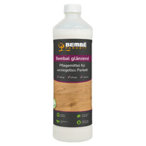 Bembé Parkett Bembal glänzend in 1 Liter Flasche und lilanem Etikett